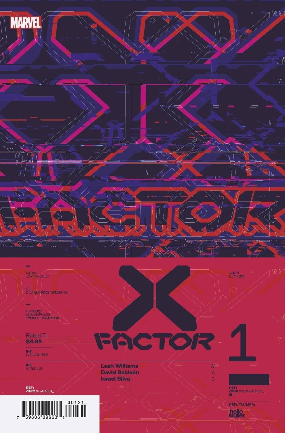X-FACTOR VOL 4 #1 MULLER DESIGN VAR - Kings Comics