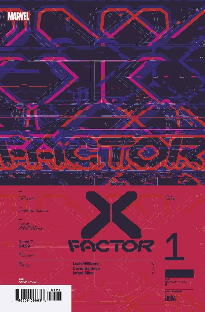 X-FACTOR VOL 4 (2020) #1 MULLER DESIGN VAR