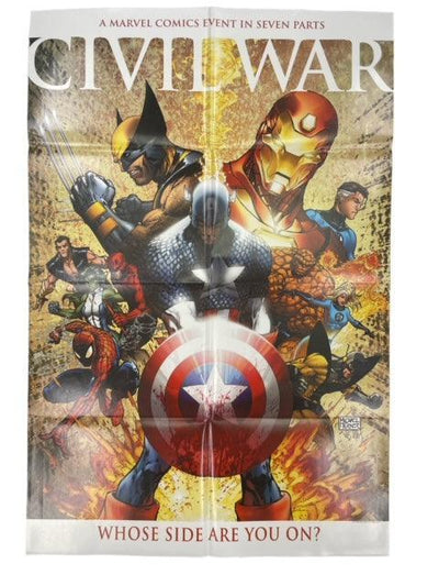 MARVEL CIVIL WAR (2006) FOLDED PROMO POSTER