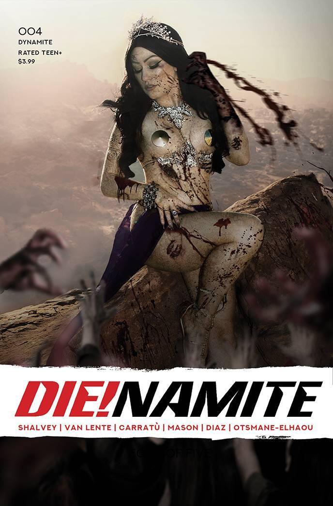 DIE!NAMITE #4 CVR F HOLLON ZOMBIE COSPLAY FOC BONUS - Kings Comics
