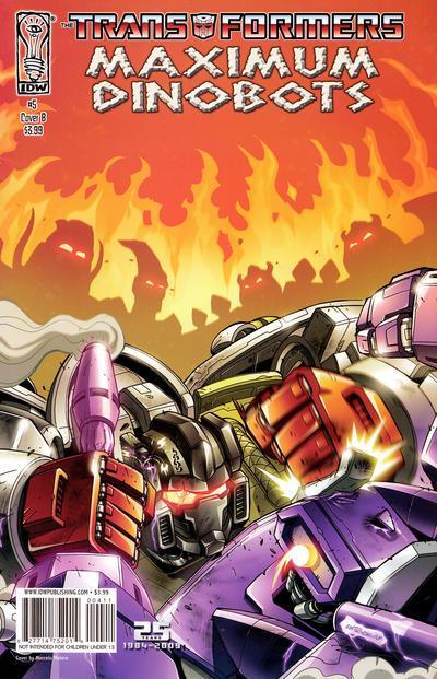 TRANSFORMERS MAXIMUM DINOBOTS #5 CVR B