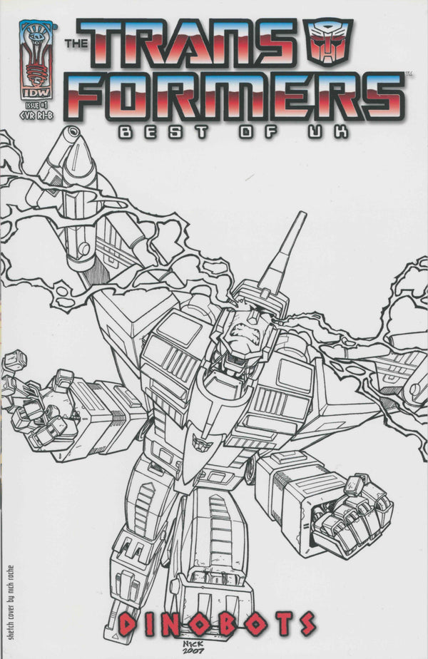TRANSFORMERS BEST OF THE UK DINOBOTS #1 20 COPY INCV