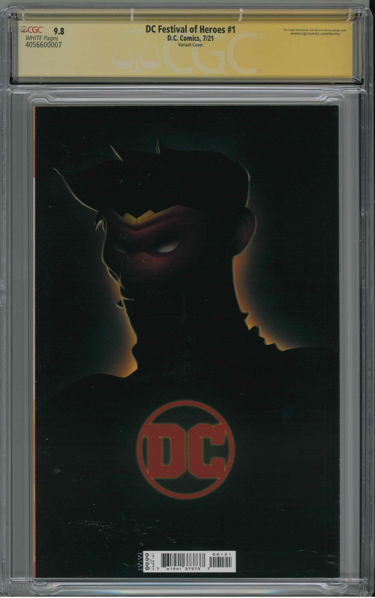 CGC DC FESTIVAL OF HEROES #1 LAU VARIANT (9.8) SIGNATURE SERIES - SIGNED BY STANLEY "ARTGERM" LAU - Kings Comics