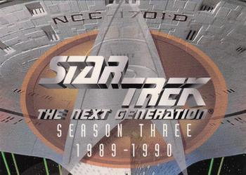 STAR TREK THE NEXT GENERATION SEASON THREE BASE CARD SET