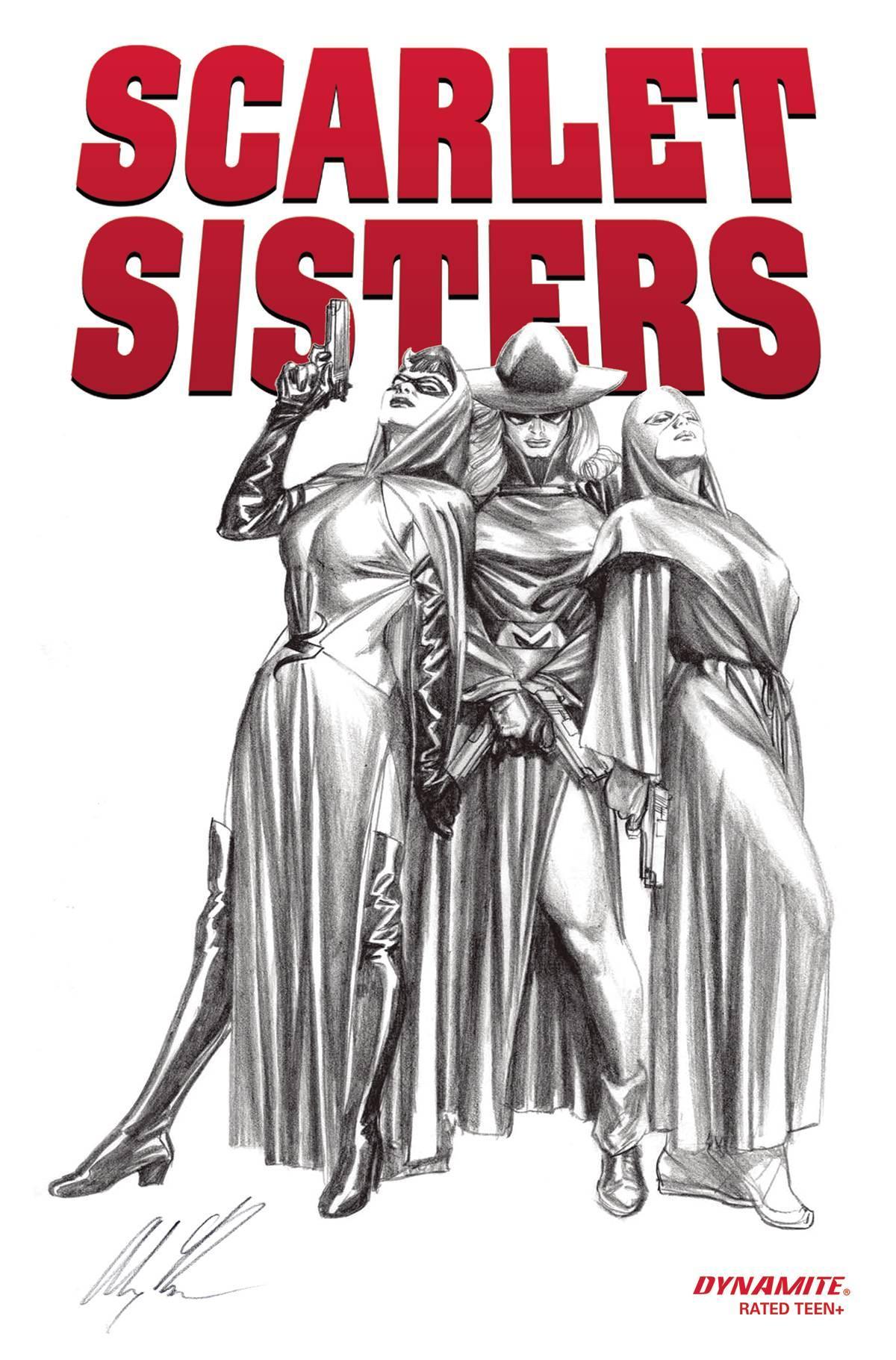 SCARLET SISTERS #1 (ONE SHOT) CVR D 10 COPY ROSS PENCILS - Kings Comics