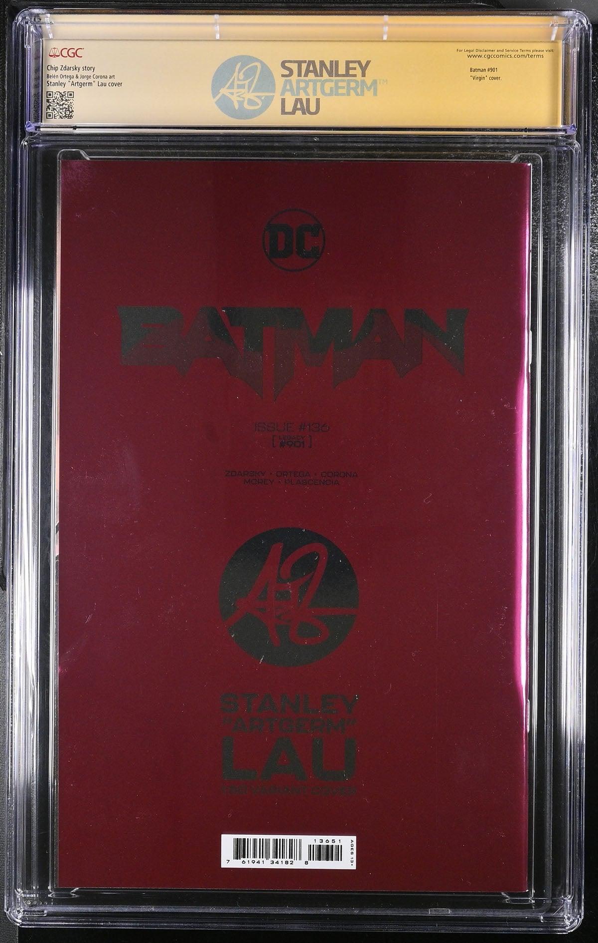 CGC BATMAN VOL 3 #136 1:50 LAU FOIL EDITION (9.8) SIGNATURE SERIES - SIGNED BY STANLEY "ARTGERM" - Kings Comics
