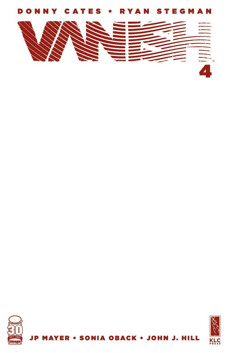 VANISH (2022) #4 CVR C BLANK SKETCH CVR