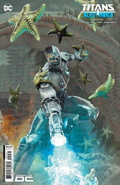 TITANS BEAST WORLD (2023) #2 CVR B BJORN BARENDS CARD STOCK VAR