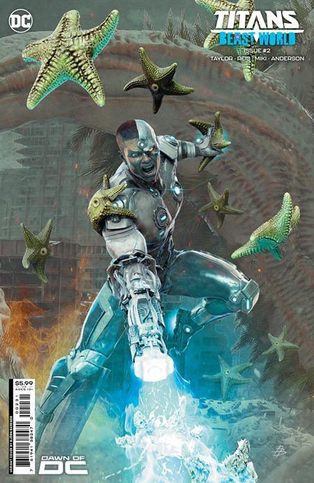TITANS BEAST WORLD (2023) #2 CVR B BJORN BARENDS CARD STOCK VAR