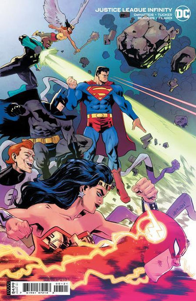 JUSTICE LEAGUE INFINITY #1 CVR B SCOTT HEPBURN CARD STOCK VAR