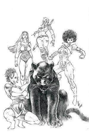 SACRED SIX #2 7 COPY QUAH B&W VIRGIN FOC INCV
