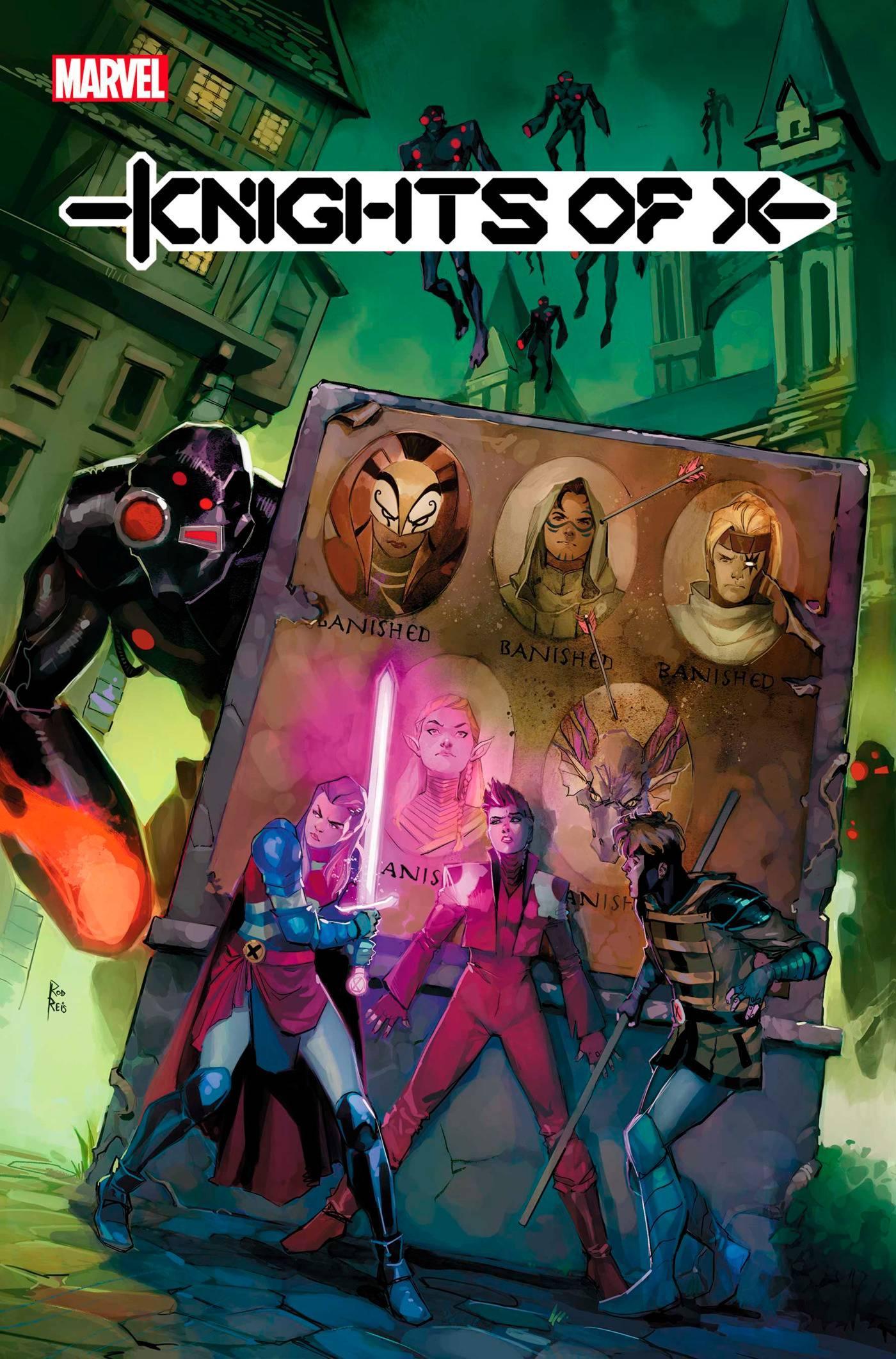 KNIGHTS OF X #1 1:25 REIS TEASER VAR - Kings Comics