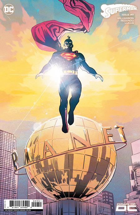 SUPERMAN VOL 7 (2023) #9 CVR G INC 1:50 MICHAEL WALSH CARD STOCK VAR