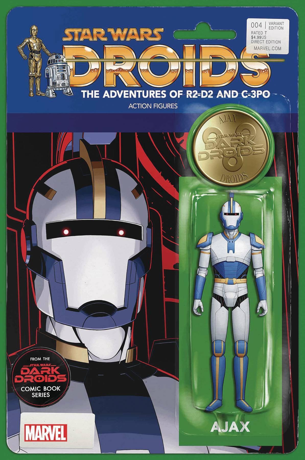 STAR WARS DARK DROIDS (2023) #4 CHRISTOPHER ACTION FIGURE VAR - Kings Comics