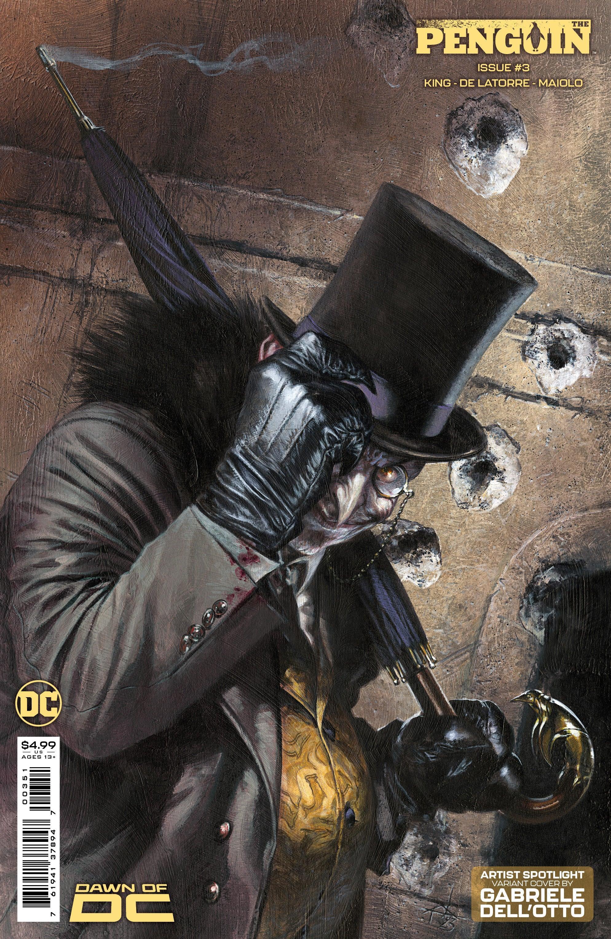 PENGUIN (2023) #3 CVR C GABRIELE DELL OTTO ARTIST SPOTLIGHT CARD STOCK VAR - Kings Comics