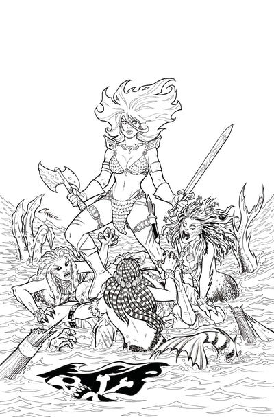 INVINCIBLE RED SONJA #1 40 COPY CONNER LINE ART VIRGIN INCV (FN)