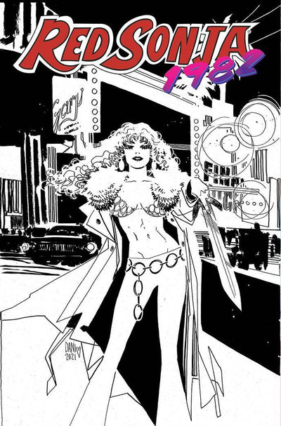 RED SONJA  #1 1982 ONE SHOT 10 COPY DANI LINE ART INCV