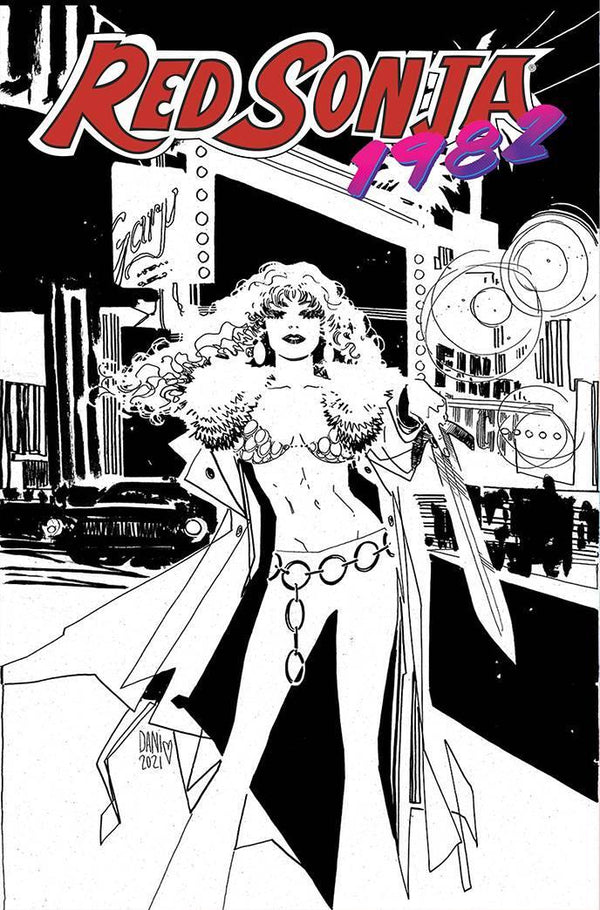RED SONJA  #1 1982 ONE SHOT 10 COPY DANI LINE ART INCV