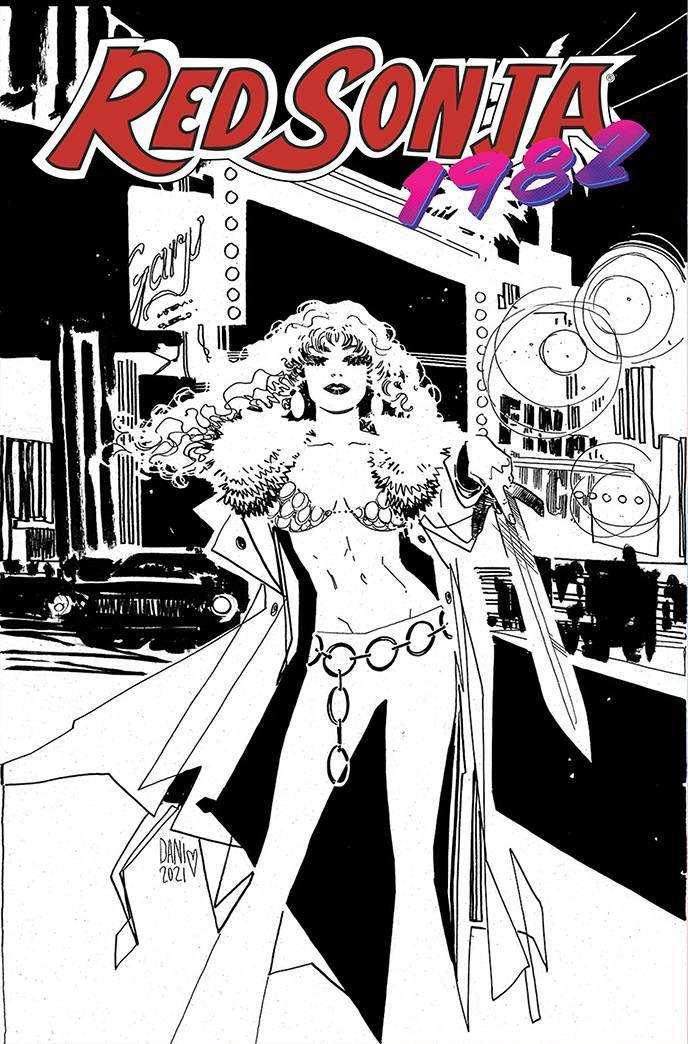RED SONJA  #1 1982 ONE SHOT 10 COPY DANI LINE ART INCV