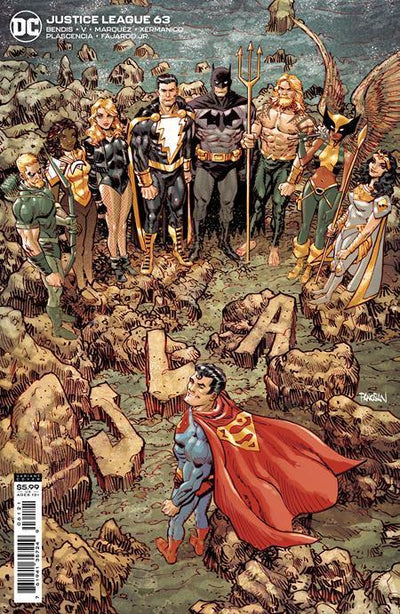 JUSTICE LEAGUE VOL 4 #63 CVR B DAN PANOSIAN CARD STOCK VAR