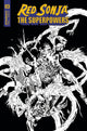 RED SONJA THE SUPERPOWERS #3 10 COPY LAU B&W INCV