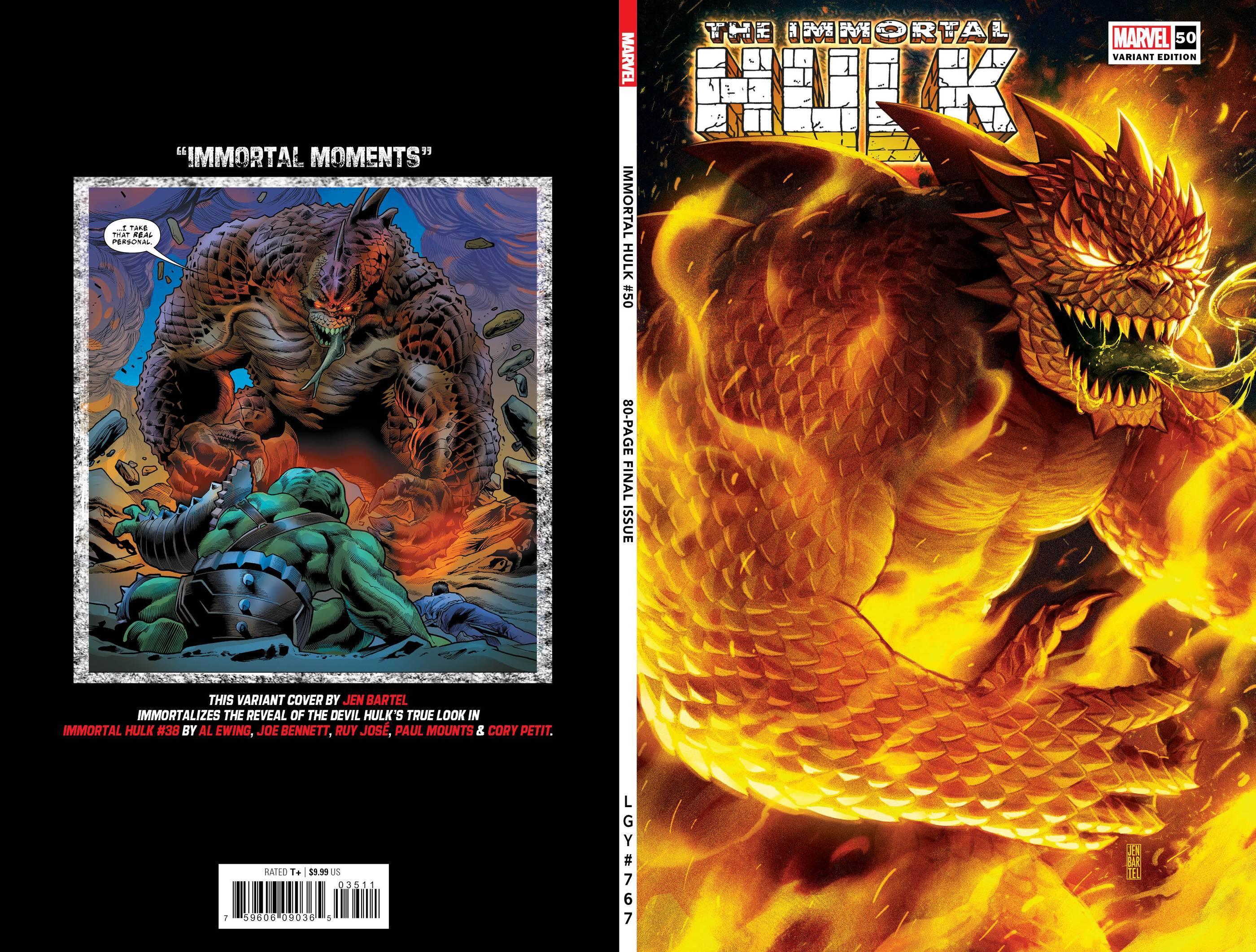 IMMORTAL HULK #50 BARTEL VAR - Kings Comics