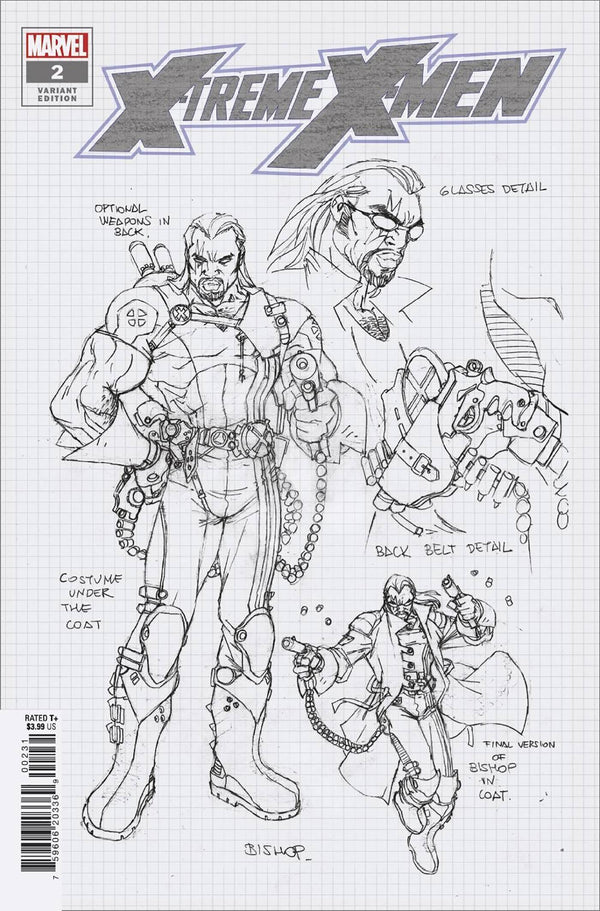 X-TREME X-MEN VOL 3 #2 10 COPY INCV CLASSIC DESIGN VAR