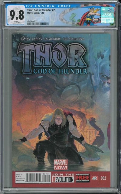 CGC THOR: GOD OF THUNDER #2 (9.8) - 1ST APPEARANCE OF GORR THE GOD BUTCHER