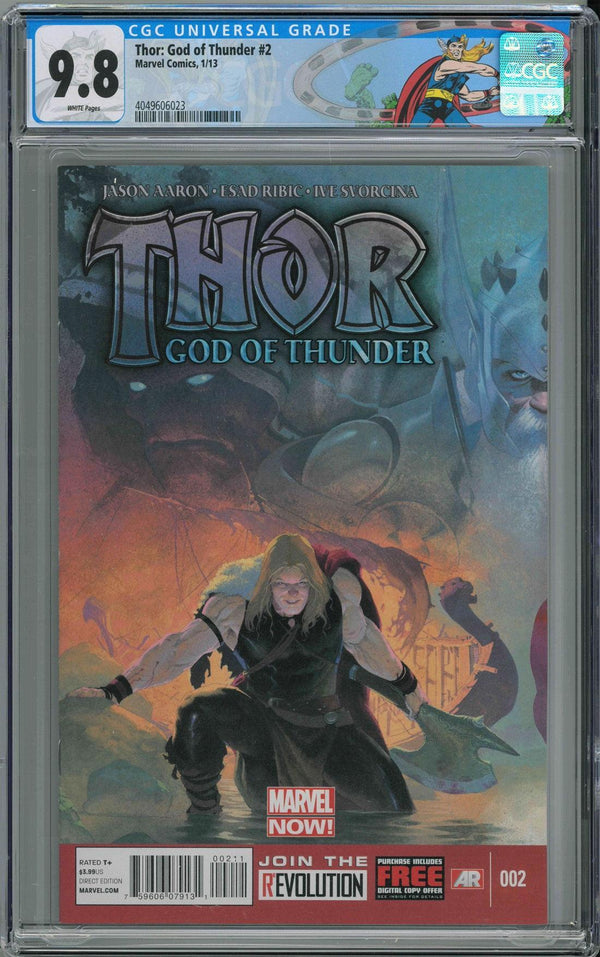 CGC THOR: GOD OF THUNDER #2 (9.8) - 1ST APPEARANCE OF GORR THE GOD BUTCHER
