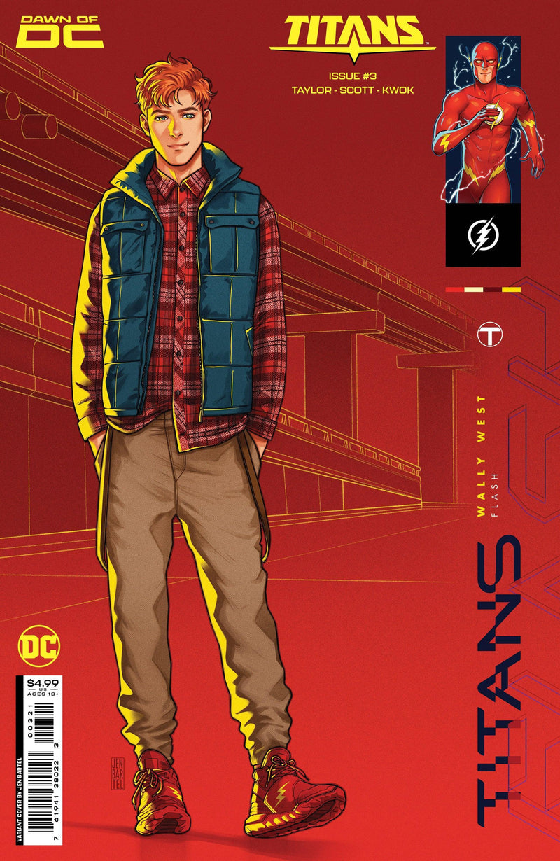 TITANS VOL 4 (2023) #3 CVR B JEN BARTEL CARD STOCK VAR