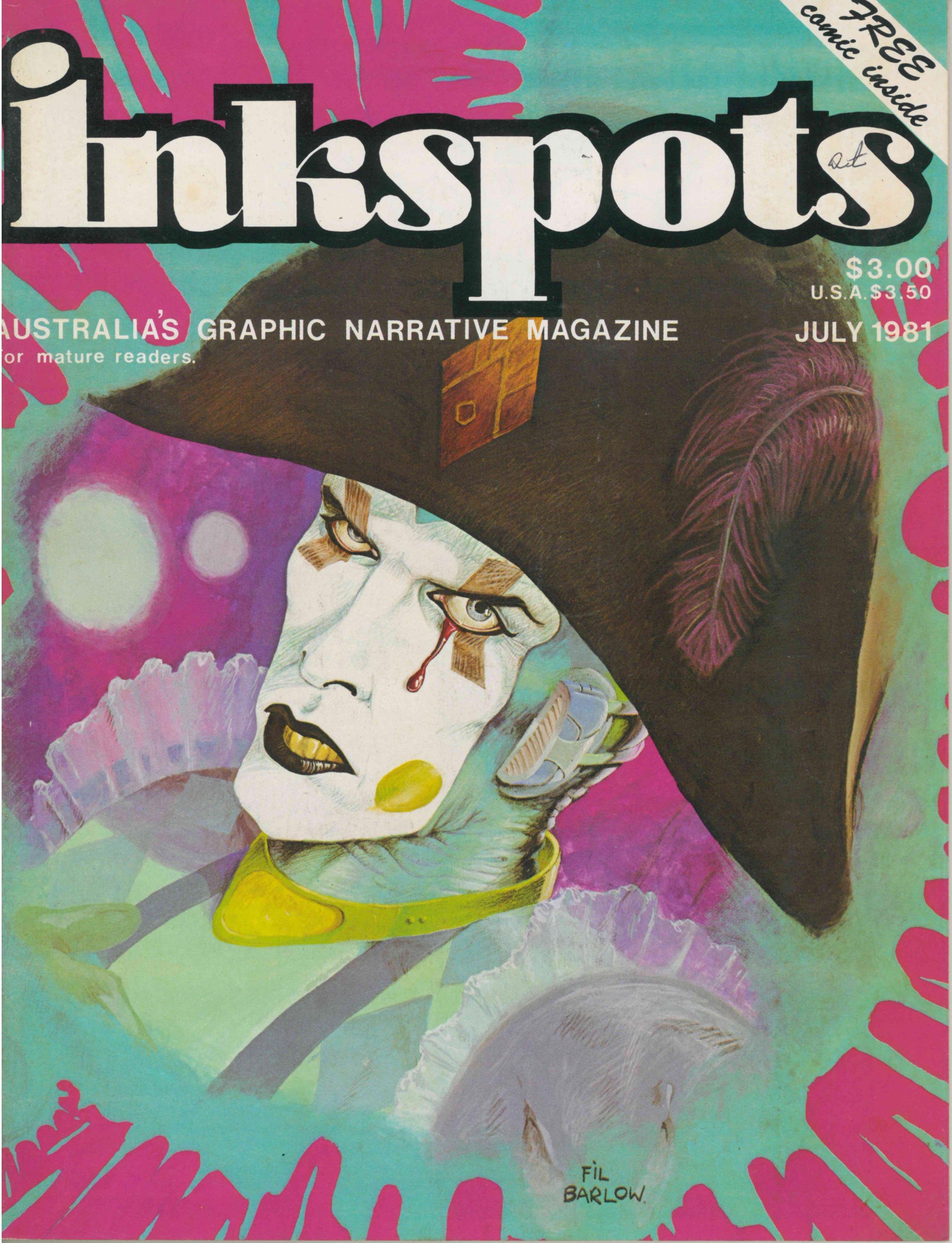 INKSPOTS (1981) #2 AUSTRALIAS GRAPHIC NARRATIVE MAGAZINE (VF) - Kings Comics