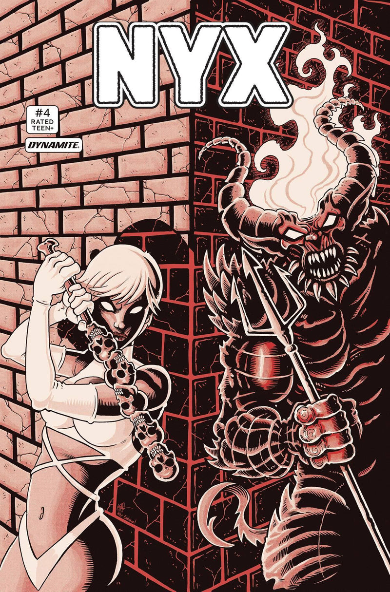 NYX (DYNAMITE) #4 CVR J FOC TMNT HOMAGE HAESER ORIGINAL