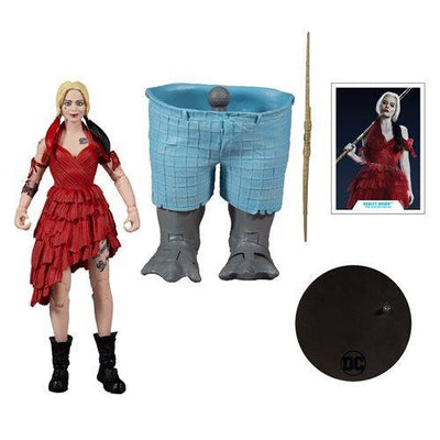 DC COLLECTOR BUILD-A 7IN SCALE AF WV5 SUICIDE SQUAD HARLEY QUINN