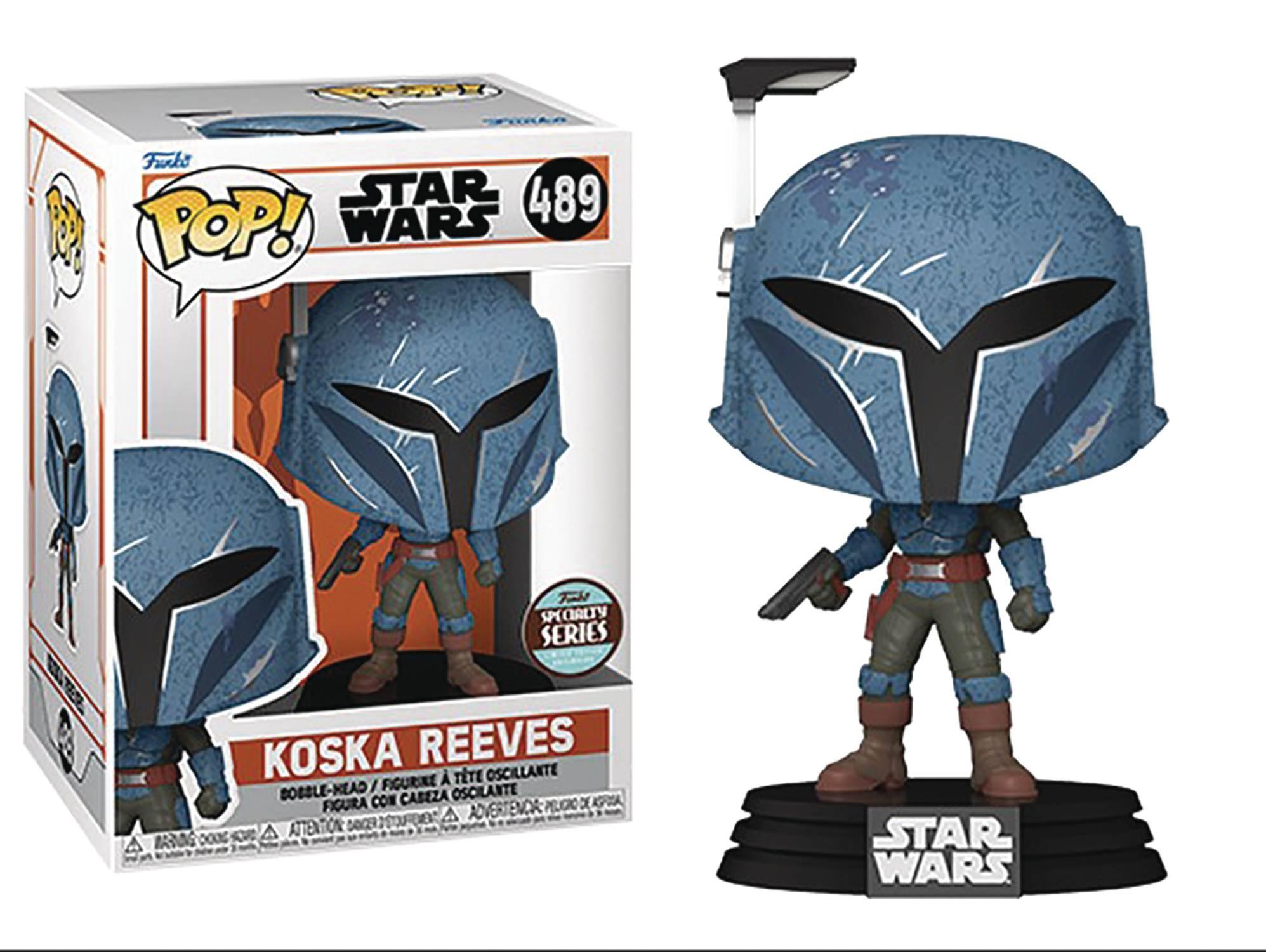 POP STAR WARS MANDALORIAN KOSKA REEVES VINYL FIG - Kings Comics