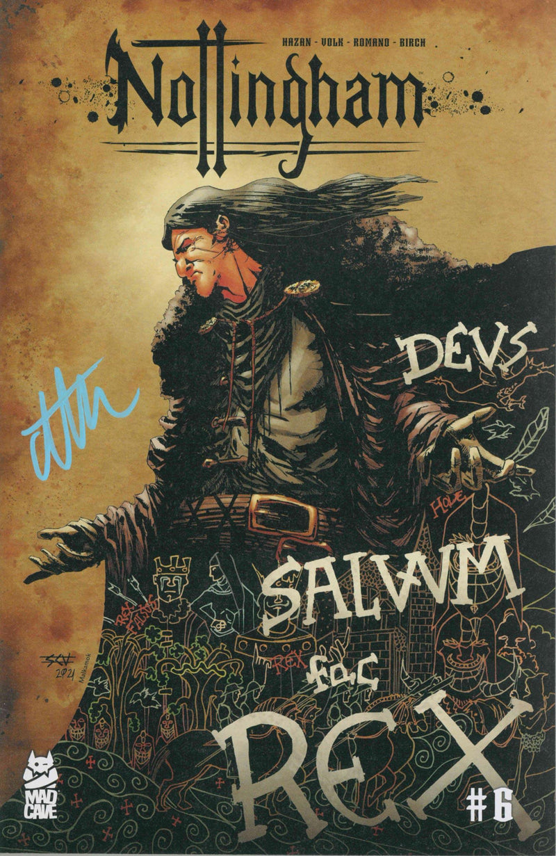 NOTTINGHAM #6 CVR A VOLK - SIGNED BY AUTHOR (BLUE INK)