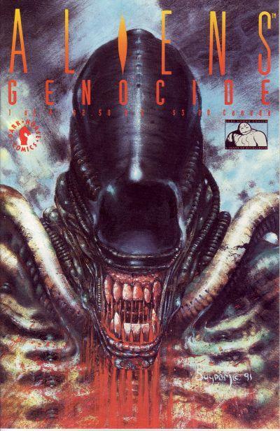ALIENS GENOCIDE (1991) - SET OF FOUR
