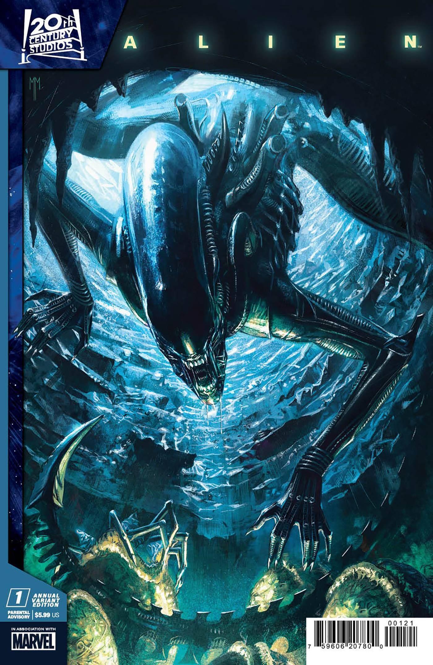 ALIEN VOL 3 (2023) ANNUAL #1 MARCO MASTRAZZO VAR - Kings Comics