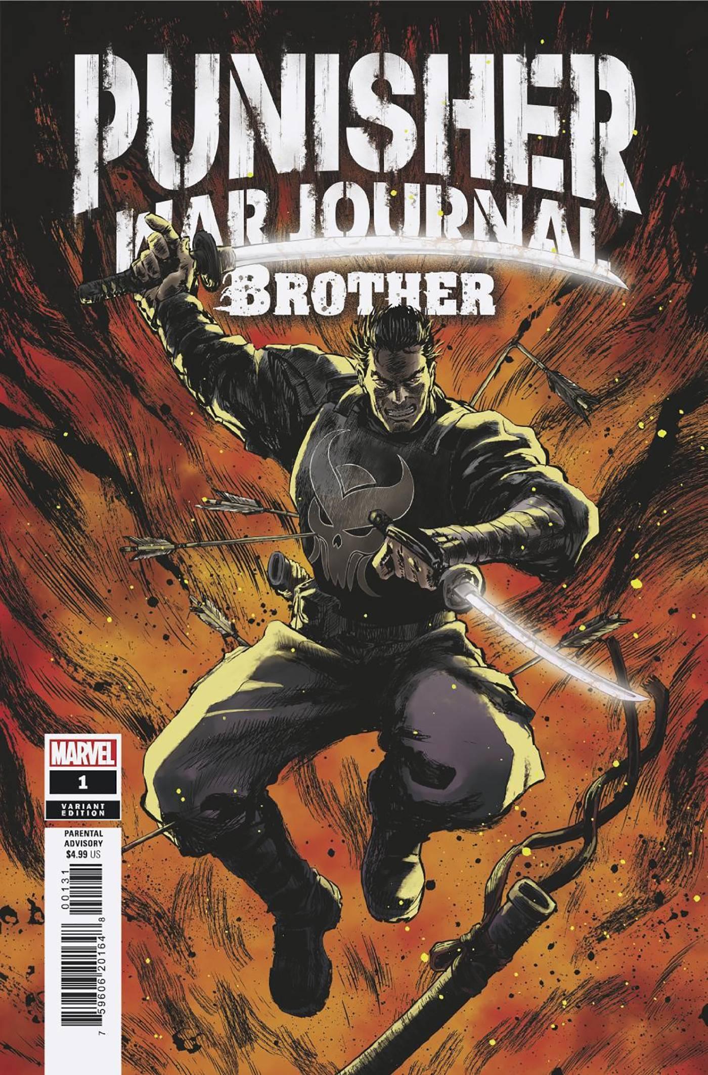 PUNISHER WAR JOURNAL BROTHER #1 SUPERLOG VAR - Kings Comics