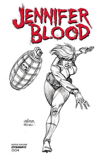 JENNIFER BLOOD VOL 2 #4 CVR G 15 COPY INCV LINSNER B&W