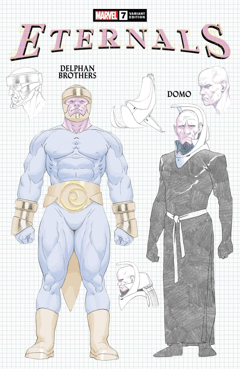 ETERNALS VOL 5 #7 RIBIC DESIGN VAR