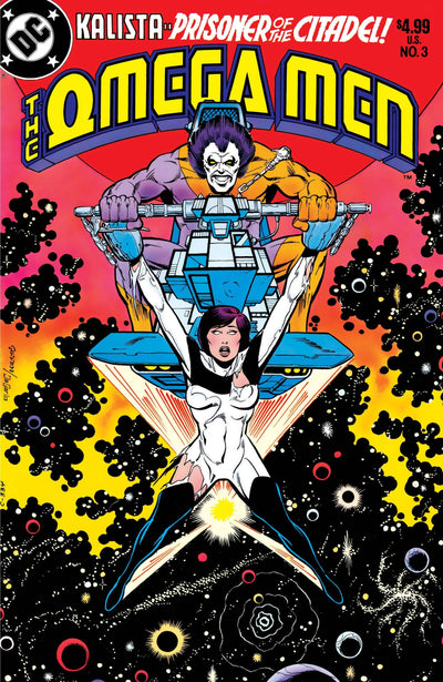 OMEGA MEN (2023) #3 FACSIMILE EDITION CVR B KEITH GIFFEN & MIKE DECARLO FOIL VAR