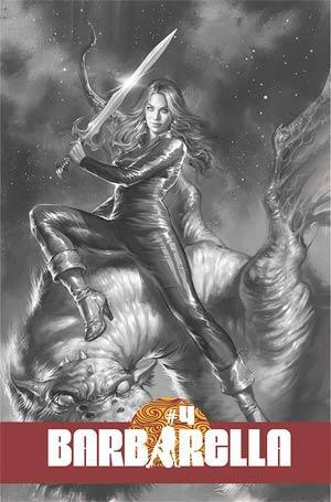 BARBARELLA VOL 2 #4 CVR F 10 COPY INCV PARRILLO B&W - Kings Comics