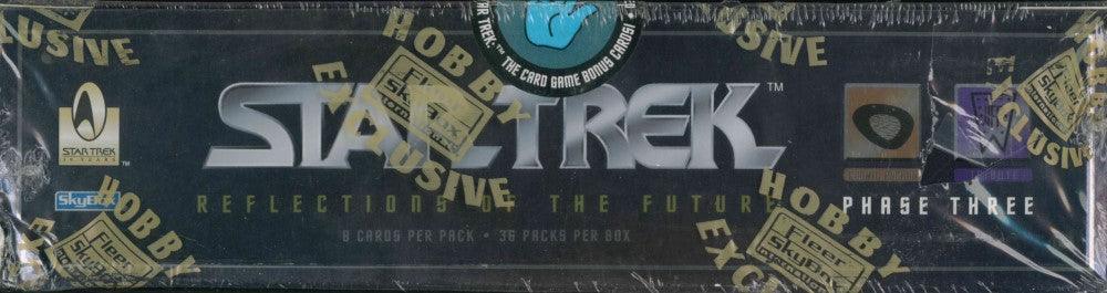 1995 STAR TREK REFLECTIONS OF THE FUTURE PHASE THREE SEALED BOX - Kings Comics