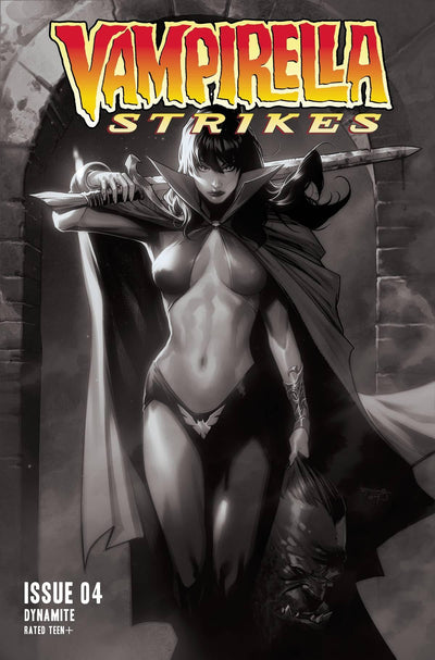 VAMPIRELLA STRIKES VOL 3 #4 CVR H 20 COPY INCV SEGOVIA B&W