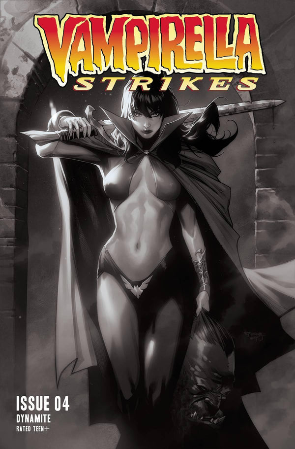 VAMPIRELLA STRIKES VOL 3 #4 CVR H 20 COPY INCV SEGOVIA B&W
