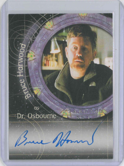 STARGATE SG-1 AUTOGRAPH SIGNED #A30 BRUCE HARWOOD / DR. OSBOURNE