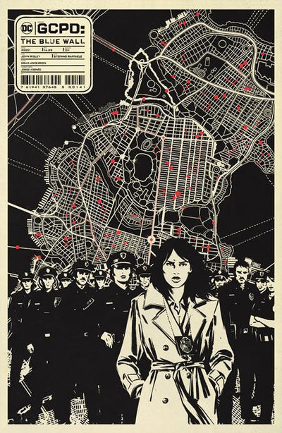 GCPD THE BLUE WALL #1 CVR C INC 1:25 JORGE FORNES CARD STOCK VAR