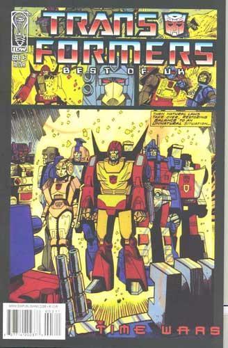TRANSFORMERS BEST OF THE UK TIME WARS #3 10 COPY INCV
