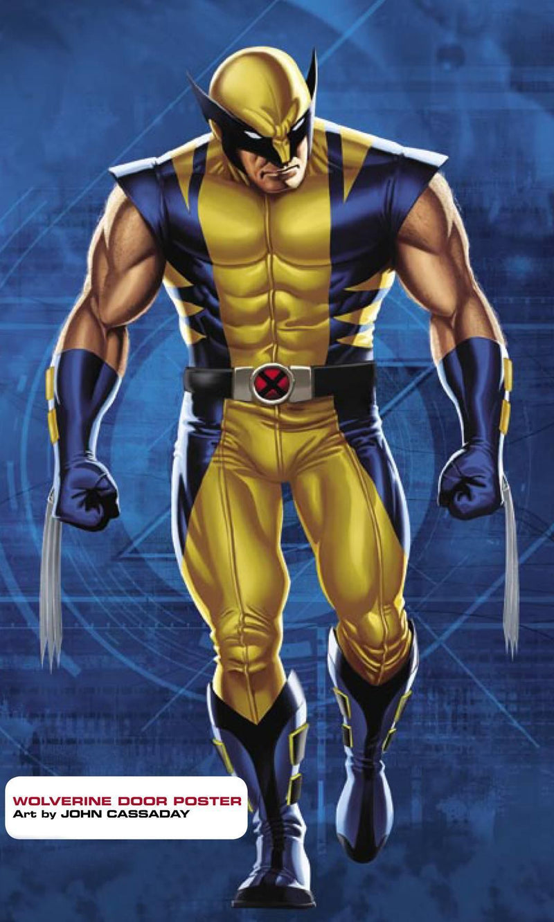 WOLVERINE DOOR POSTER BY CASSADAY