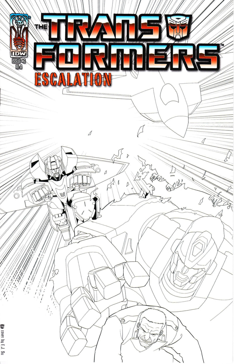 TRANSFORMERS ESCALATION #6 10 COPY SU VAR CVR